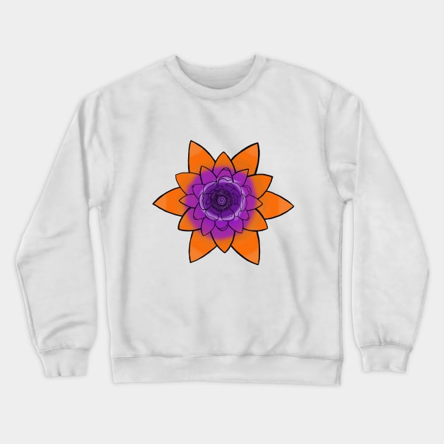 Clemson Lotus Flower Crewneck Sweatshirt by Soulshine 